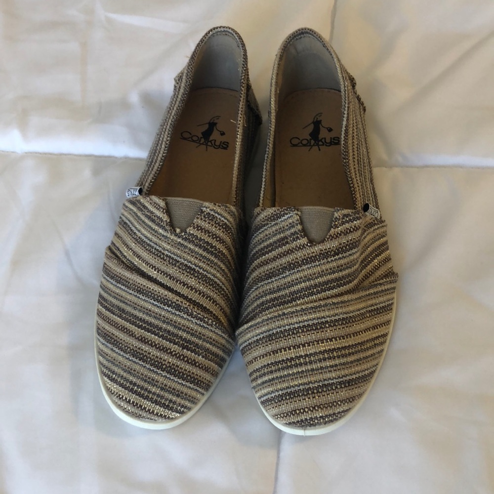 Corkys Striped Flats